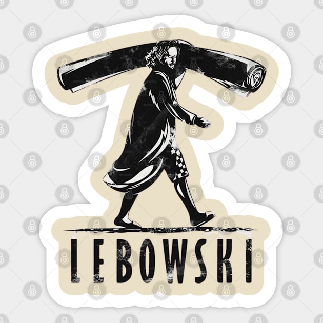 The Big lebowski t-shirt Sticker by Ucup stores